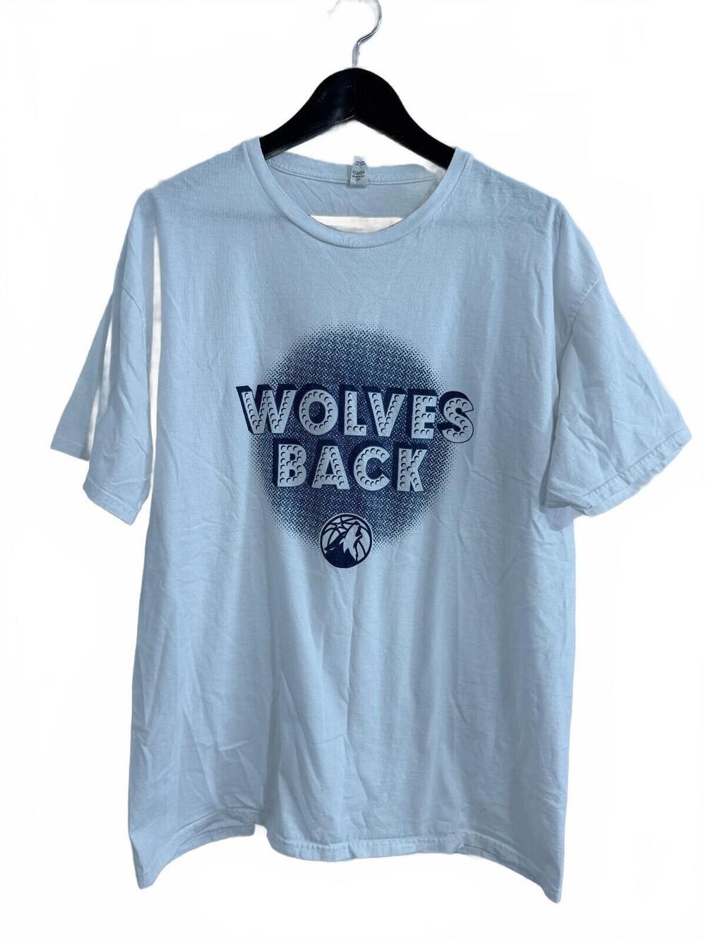 Minnesota Timberwolves Wolves Back T-Shirt Size XL